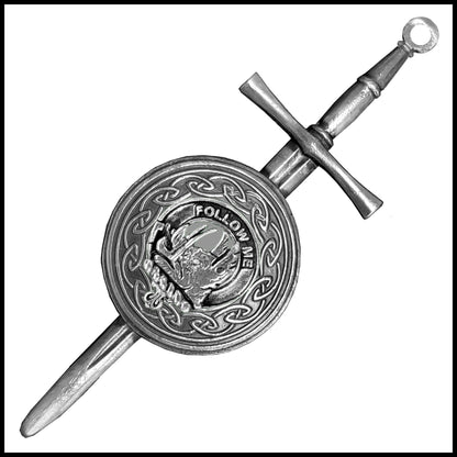 Campbell Breadalbane Scottish Family Clan Dirk Shield Kilt Pin