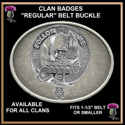 Campbell Breadalbane Clan Crest Regular Buckle