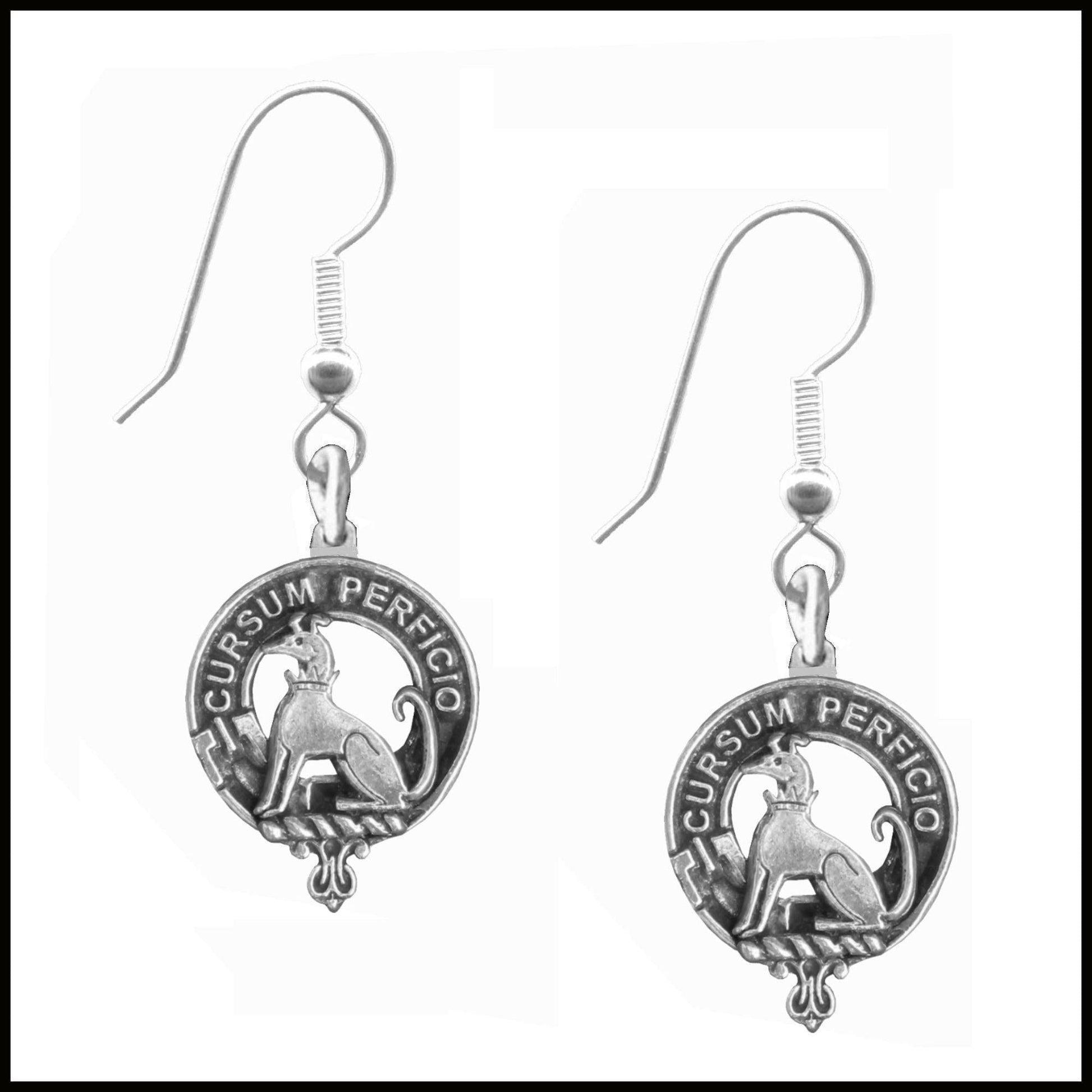 Hunter Clan Crest Earrings