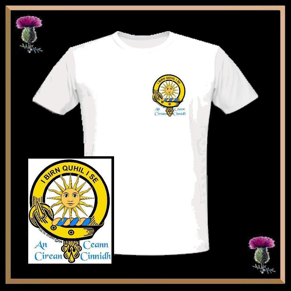 All Family Family Clans - Scottish Family Clan Crest Heart Shot T-Shirt