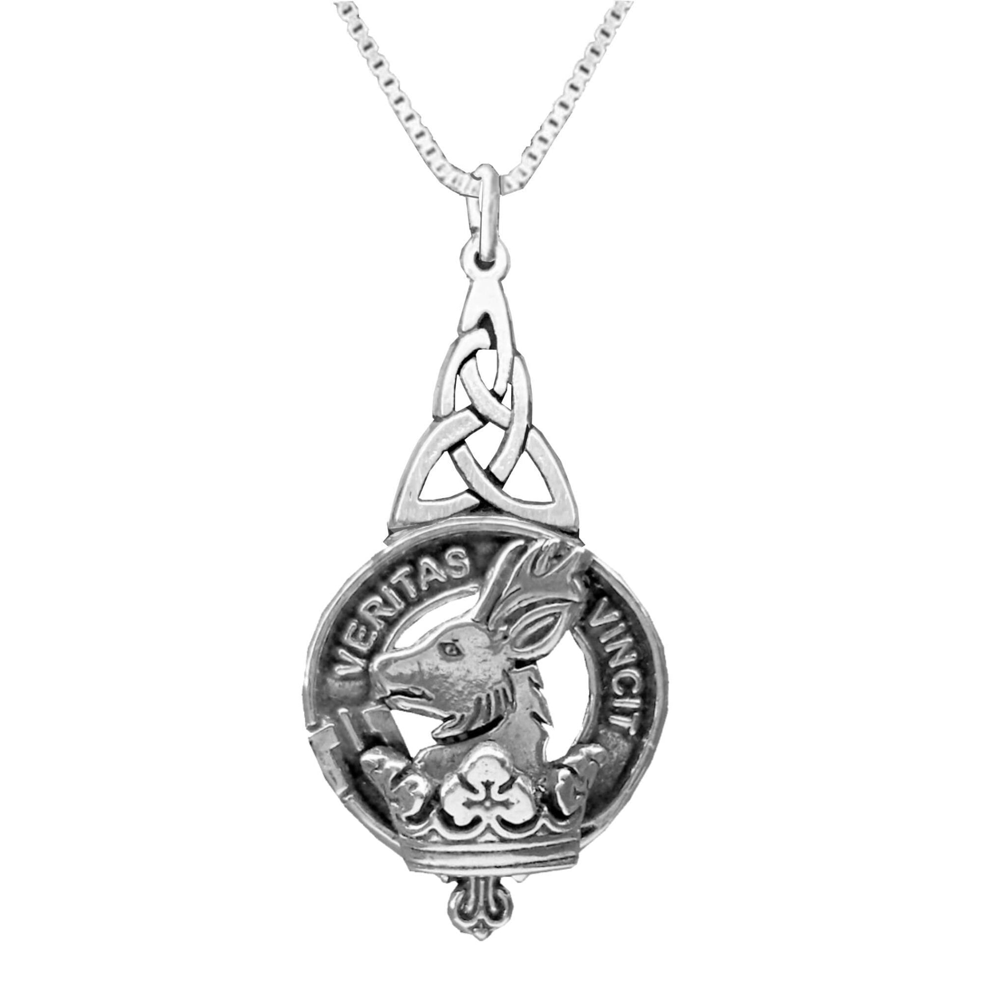 Keith Clan Crest Interlace Drop Pendant