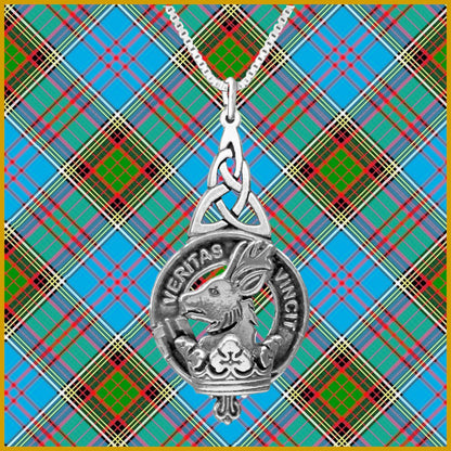 Keith Clan Crest Interlace Drop Pendant