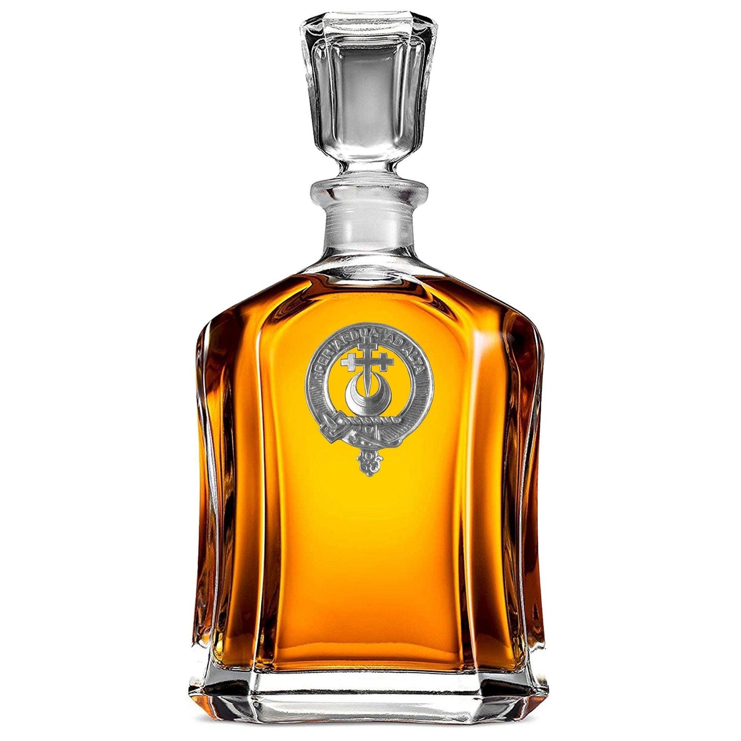 Hannay Clan Crest Badge Skye Decanter