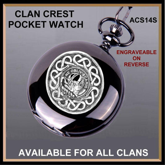 Campbell Argyll Scottish Family Clan Crest Pocket Watch