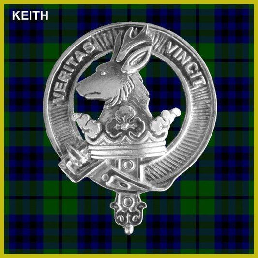 Keith Family Clan Crest Scottish Cap Badge