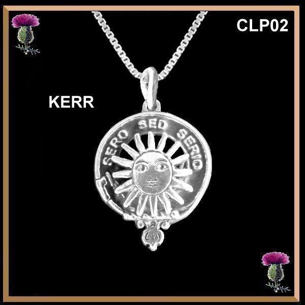 Kerr Family Clan Crest Scottish Pendant