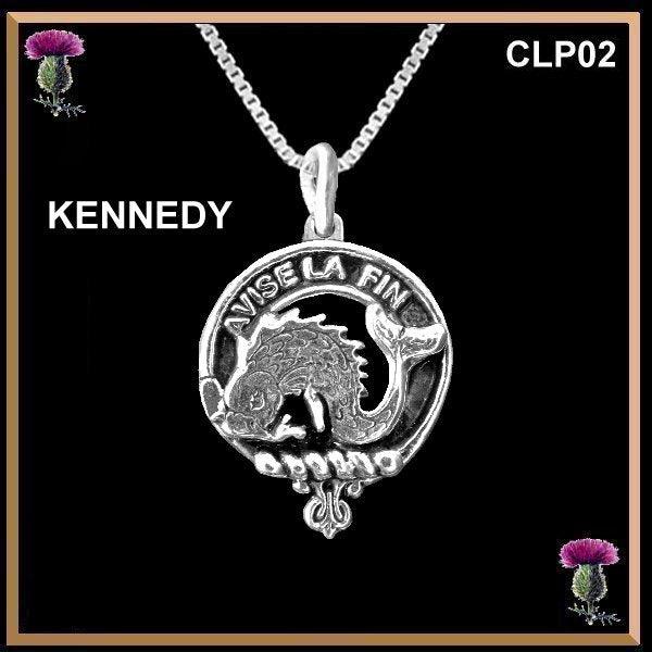 Kennedy Family Clan Crest Scottish Pendant