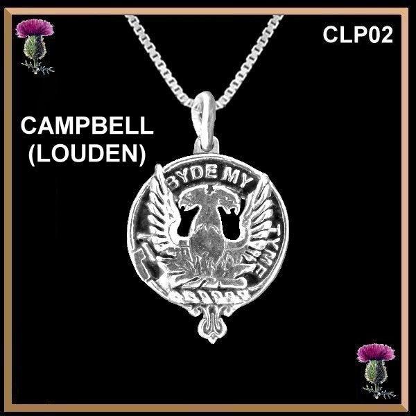 Campbell Loudoun Family Clan Crest Scottish Pendant