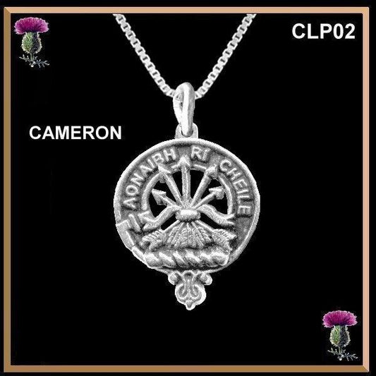 Cameron Family Clan Crest Scottish Pendant