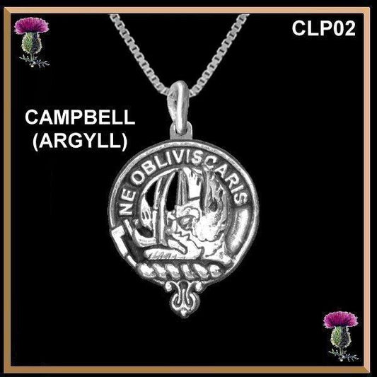 Campbell Argyll Family Clan Crest Scottish Pendant