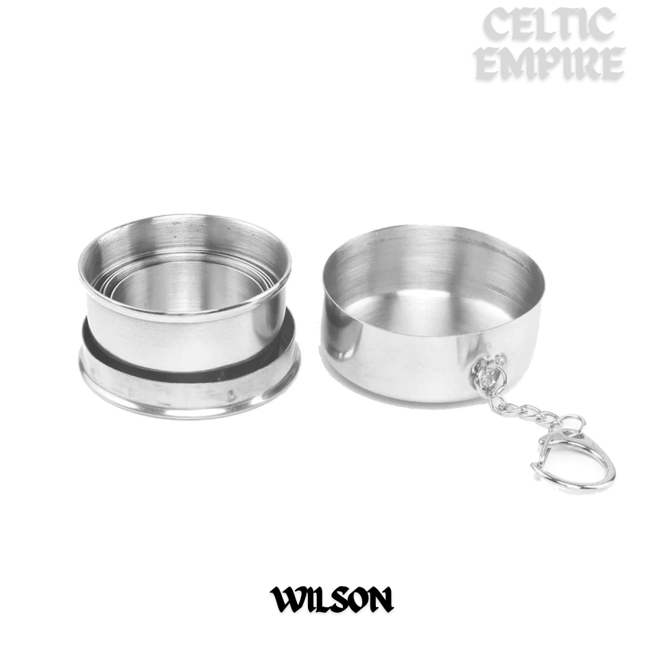 Wilson Scottish Family Clan Crest Folding Cup Key Chain