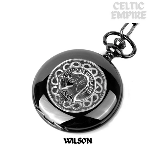 Wilson Scottish Family Clan Crest Pocket Watch