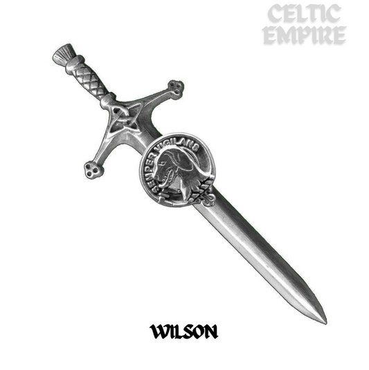 Wilson Family Clan Crest Kilt Pin, Scottish Pin